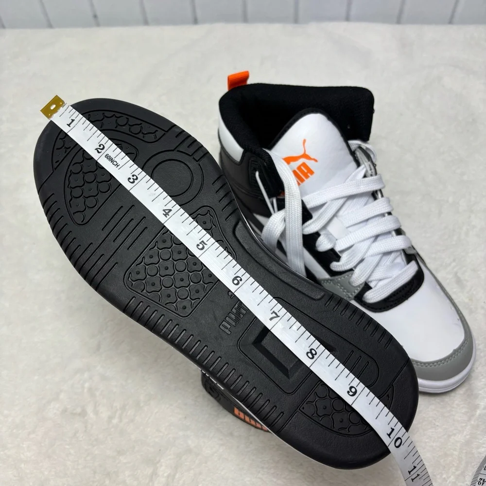 Puma High-Top Sneakers in Black, White, and Gray Size 4.5 - Picture 10 of 10